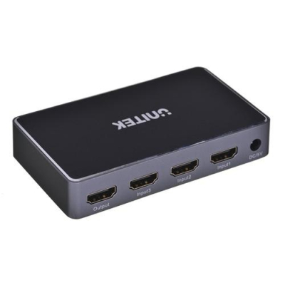 Unitek Przełącznik sygnału HDMI 1.4b 3 IN-1 OUT 4K