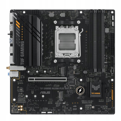 ASUS Płyta główna TUF GAMING A620M-PLUS WIFI AM5 4DDR5 HDMI/DP mATX
