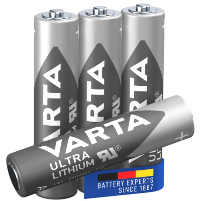 VARTA BATERIE LITOWE R3 (AAA) 4szt professional