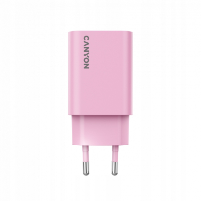 CANYON Ładowarka sieciowa OnCharge 30CL 30W 1xPD EU Różowa