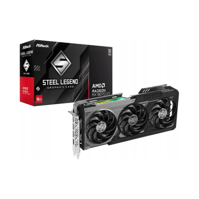 ASROCK AMD Radeon RX 9070 XT Steel Legend Dark 16GB GDDR6 256bit HDMI 3x DP