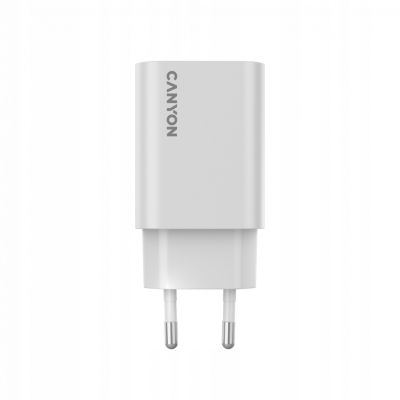 CANYON Ładowarka sieciowa OnCharge 30CL 30W 1xPD UK Biała