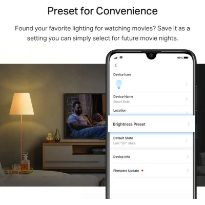 TP-LINK Żarówka Smart WiFi ze ściemniaczem Tapo L510E