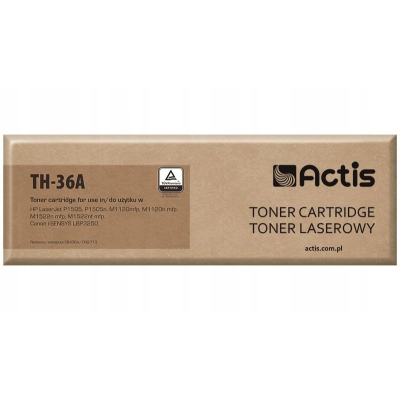 Toner ACTIS TH-36A HP 36A CB436A, Canon CRG-713;