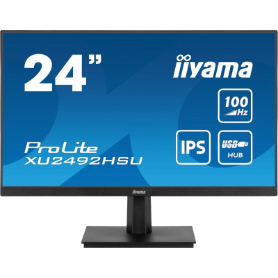 IIYAMA Monitor 23.8 cala XU2492HSU-B6 IPS FHD HDMI DP 100Hz 4xUSB3.2 2x2W FHD 1920 x 1080  Sklep RADOM KOZIENICE