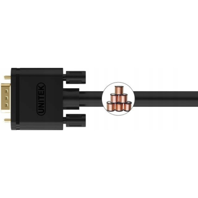 Unitek przewód PREMIUM VGA HD15 M/M 1m