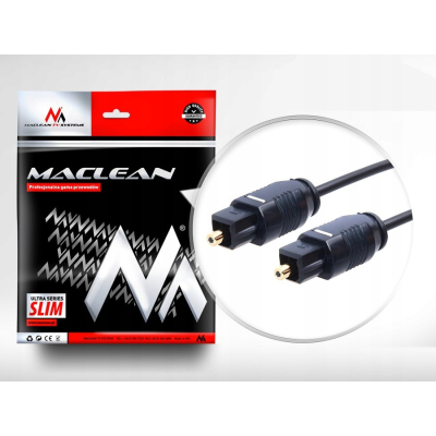 Maclean MCTV-751 Przewód optyczny TOSLINK T-T 1m