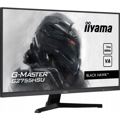 IIYAMA Monitor 27 cali G2755HSU-B1 VA FHD 100Hz 1ms HDMI DP 2xUSB 2x2W