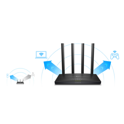 TP-LINK Router Archer C6 V4 AC1200 4LAN 1WAN