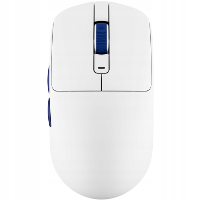 ROYAL KLUDGE M30 White Blue Gaming Mouse PAW 33111K