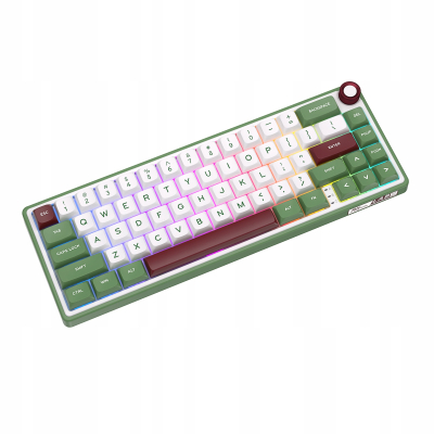 ROYAL KLUDGE R65 Green sand Gaming Keyboard Chartreuse switch