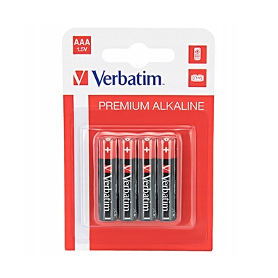 Verbatim Jednorazowa alkaliczna baterie AAA, 4-pack
