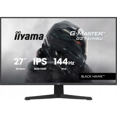 Monitor iiyama 27 cali G2741HSU-B1 IPS FHD 144 Hz 1 ms 2xUSB 350cd HDMI DP