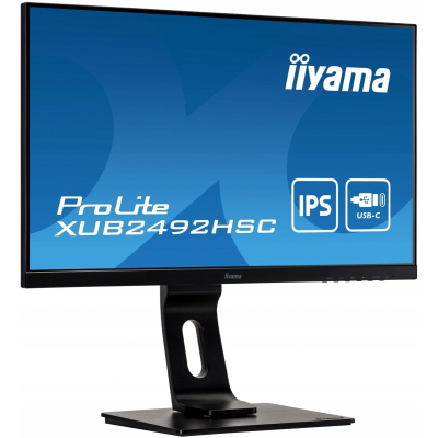 IIyama Monitor 24 cale XUB2492HSC-B IPS, FHD, USB SKLEP KOZIENICE RADOM
