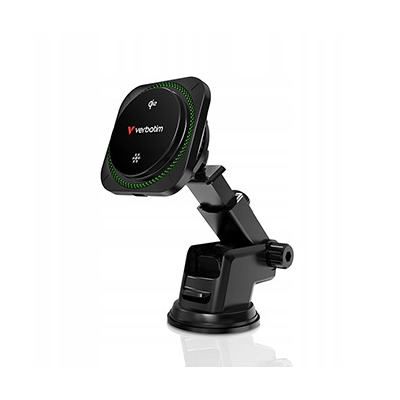 Verbatim uchwyt telefonu do samochodu z ładowarką indukcyjną technologia Qi