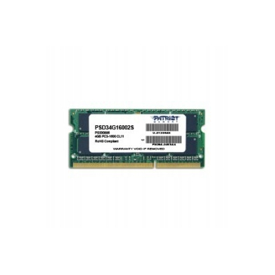 PATRIOT SODIMM DDR3 4GB Signature 1600MHz CL11