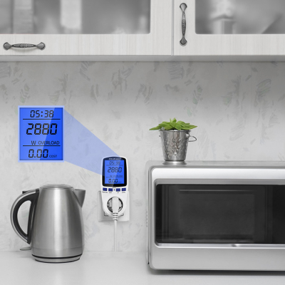 Qoltec Watomierz Licznik zużycia energii PM0626 3680W 16A LCD 50626