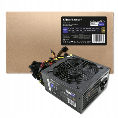 Qoltec Zasilacz ATX 1600W 80 Plus Gold Data mining 50147