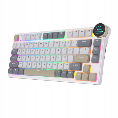 ROYAL KLUDGE RK N80 Pearly Dawn Gaming Keyboard Red switch