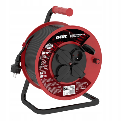 ACAR Przedł.ZWIJANY PZ-4Z/ST H05RR-F 3GX1.5 50M Z STYK. OCHR. CZARNY M01904