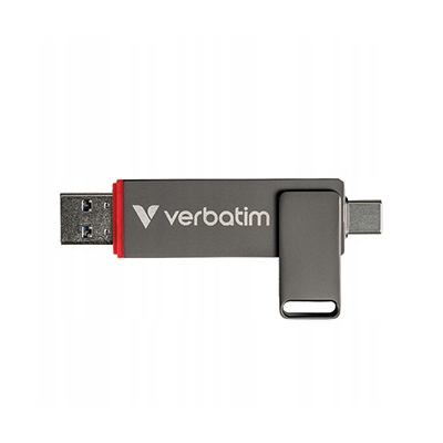 Verbatim USB C a USB 3.2 Gen 1, 512GB, Dual QuickStick, szary, 32042, USB C