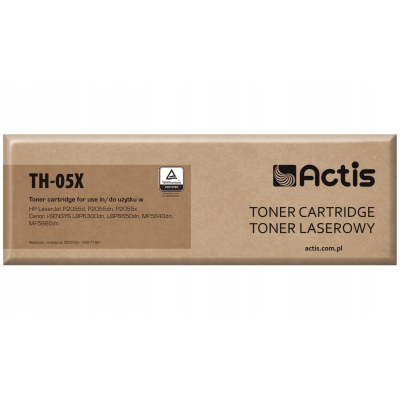 Toner ACTIS TH-05X HP 05X CE505X, Canon CRG-719H;