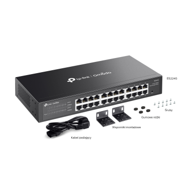 TP-LINK Przełącznik Omada ES224G 24-Port GB Easy Managed Switch