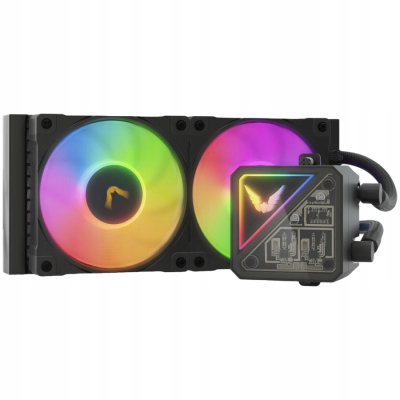 VALKYRIE V240 Lite ARGB chłodzenie wodne AIO CPU Czarny