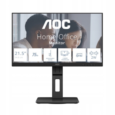 AOC Monitor 22E2UMF 21.5 cala VA HDMI DP Pivot