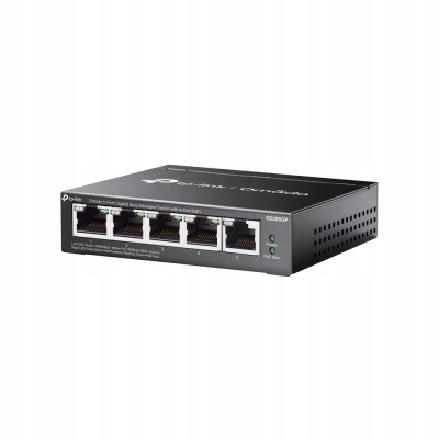TP-LINK Przełącznik ES205GP Omada 5-Port Gigabit Easy 4-Port PoE+