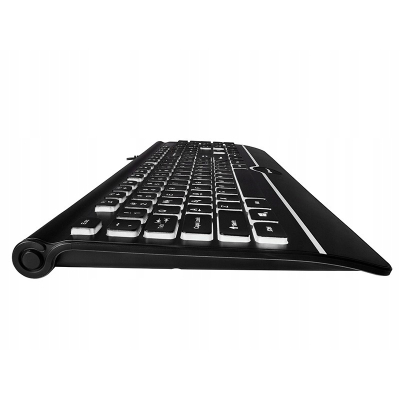 Klawiatura TRACER OFIS PRO USB (White lightening) Pełnowymiarowa Płaska