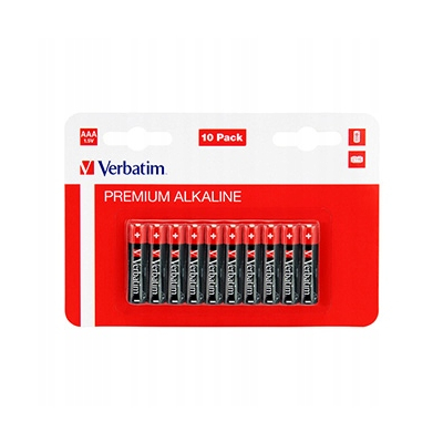 Verbatim Jednorazowa alkaliczna baterie AAA, 10-pack