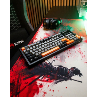 Marvo SOLDAT S50B klawiatura przewodowa (USB) US, czarna