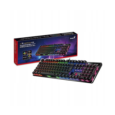 Genius GX Gaming Scorpion K12 Copilot klawiatura przewodowa (USB) CZ/SK