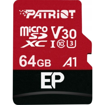 PATRIOT Karta microSDXC 64GB V30