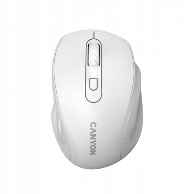 CANYON Mysz bezprzewodowa 6 przyc. 2.4GHz 1600 DPI biała