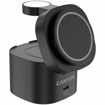 Canyon OnCharge 405 - stacja ładowania 4-w-1 Qi2 Black