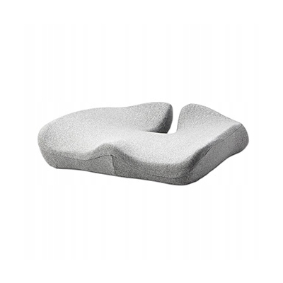 Powerton ERGO CUSHY Zestaw poduszka lędźwiowa i poduszka siedziska, szary