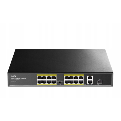 CUDY Przełącznik FS1018PS1 16xFE PoE+ 200W 1xSFP Sklep KOZIENICE RADOM