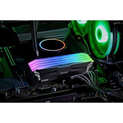 Lexar Pamięć DDR5 ARES RGB Gaming 32GB(2*16GB)/6800 czarna