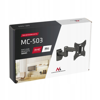 Uchwyt Maclean MC-503A B do TV 23-42'' 30kg