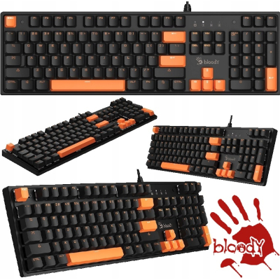 Klawiatura mechaniczna A4TECH BLOODY s510 Energy BLMS Blue Switch SKLEP KOZIENICE RADOM