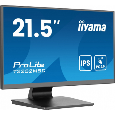 IIYAMA Monitor 22 cale T2252MSC-B2AG 10 PKT. POJ IPS HDMI DP 2x1W 7H USB AG