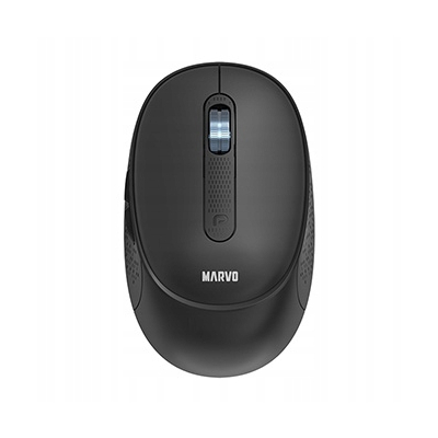 Marvo WM111 BK Mysz bezprzewodowa, czarna, 1600DPI