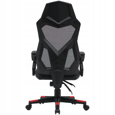 Canyon Flow MCH01 fotel gamingowy Mesh czarno czerwony