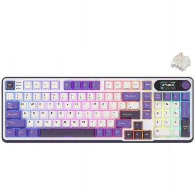 ROYAL KLUDGE RK-S98 Blackberry Mousse Gaming Keyboard Beige switch
