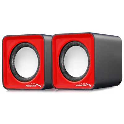 Zestaw głośników 2.0 Audiocore AC870R 6 W czerwony