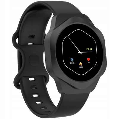 Canyon Hexagon SW 88 smartwatch z rozmowami Bluetooth (czarny)