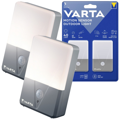 VARTA LAMPA ZEWNĘTRZNA Z CZUJNIKIEM RUCHU twin pack (2szt)