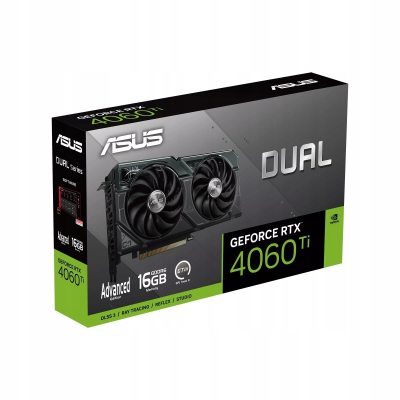 Asus Karta graficzna RTX 4060 Ti DUAL Advanced 16G GDDR6 128bit
